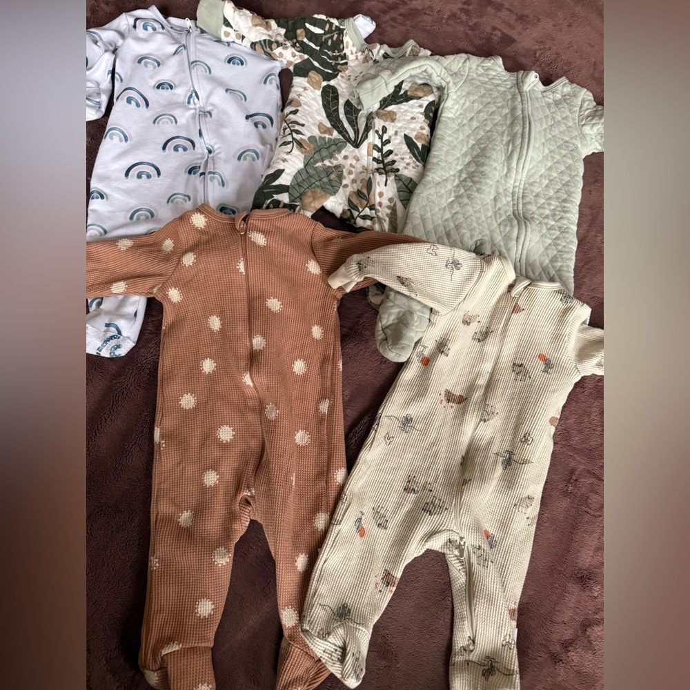 Thermal & Quilted Footie Bundle